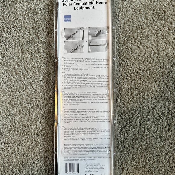 Polar T34 Transmitter Black Running Heart Rate Monitor Exercise NEW in Package - Picture 2 of 2